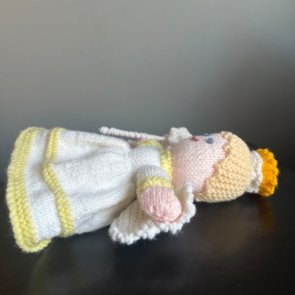 Handmade Knit Angel Doll - Picture 3 of 11